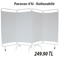 Paravan 4'lü - Katlanabilir
